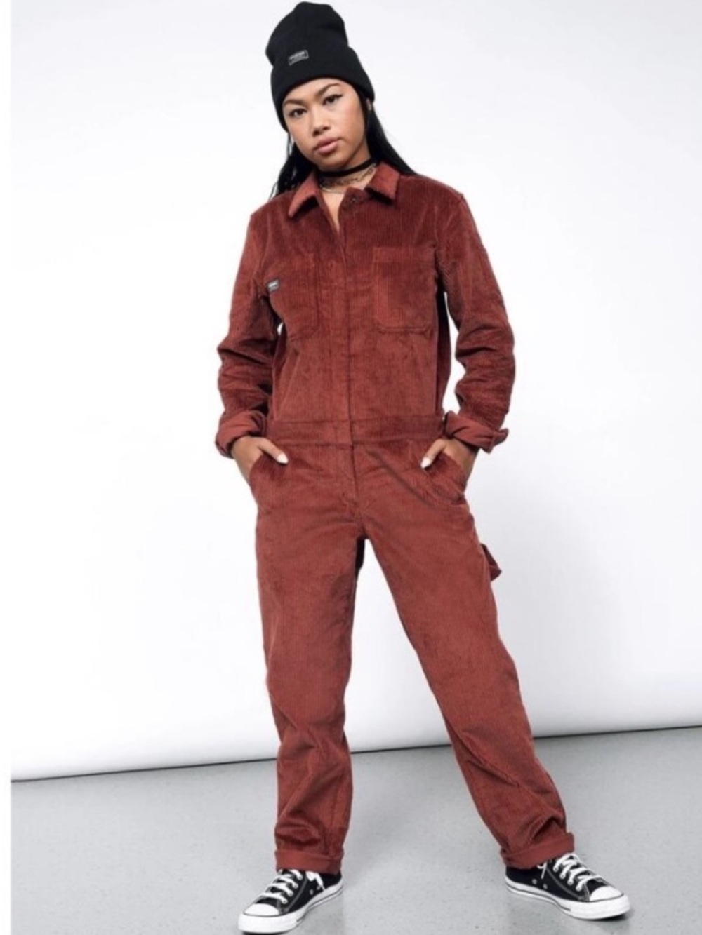 Wildfang XS Essential Long Sleeve Corduroy Coverall